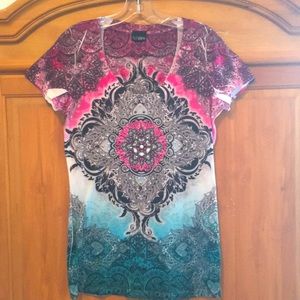 Daytrip Embellished Graphic Tee.